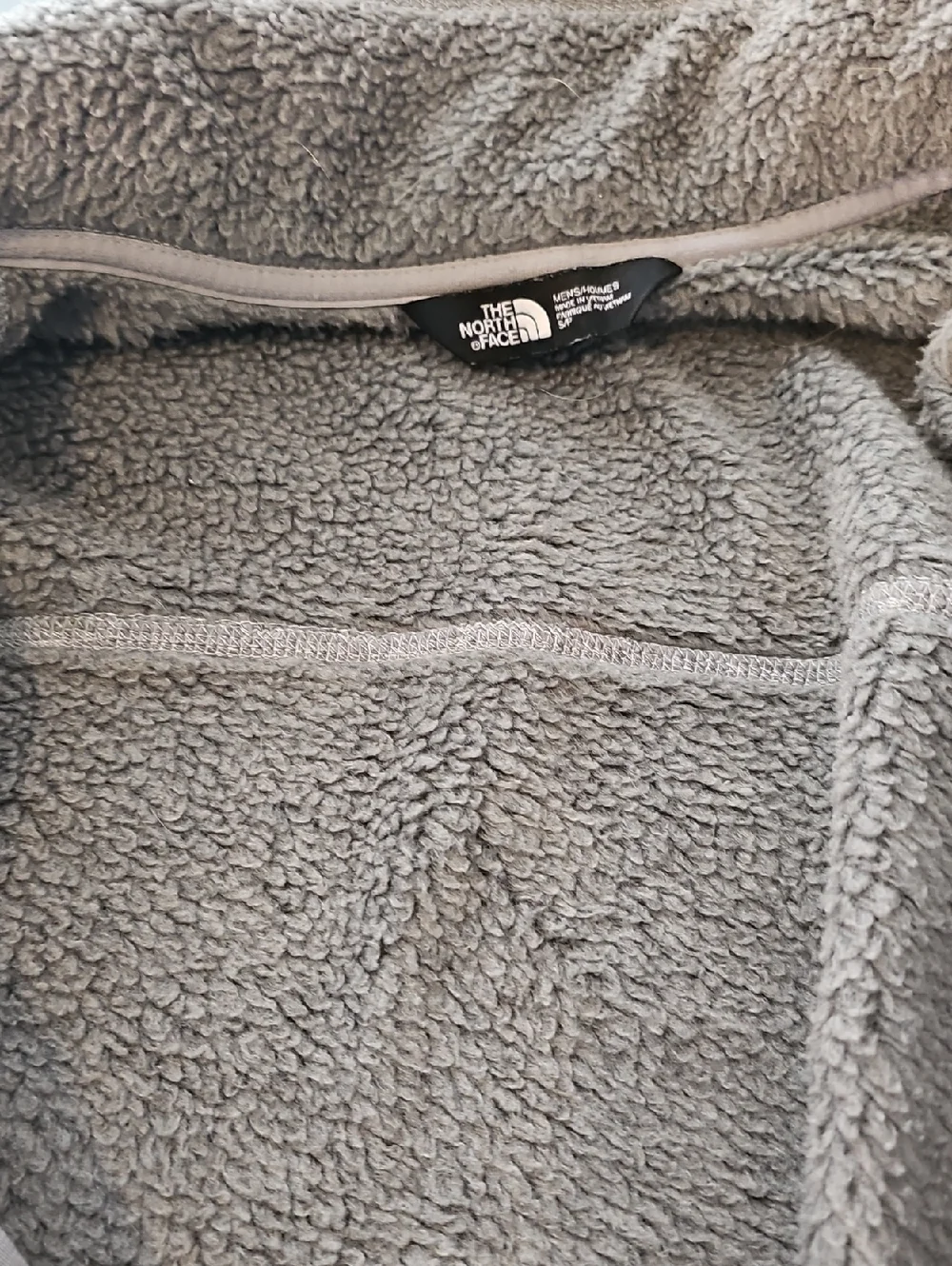 The North Face Gordon Lyons‎ Zip Jacket Mens Size S Gray Heather Fleece NF0A3LH7